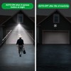 Quiltered Motion Sensor Outdoor Lights, Battery Operated Outdoor Light, 600LM