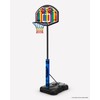 Spalding X Crayola 32" Molded Eco-Composite Telescoping Portable Basketball Hoop