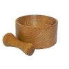Wooden Mortar with Pestle for Spice and Herbs Crusher Handy