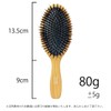Sanby Industries C-481 Cushion Brush, C Series, Natural Wood, Boar