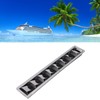 Marine Vent Grille Oblong Stainless Steel 8 Slots Grid Cover