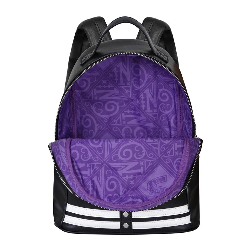 Wednesday Varsity Casual-Casual Backpack, Black, 13 x 25 x 29
