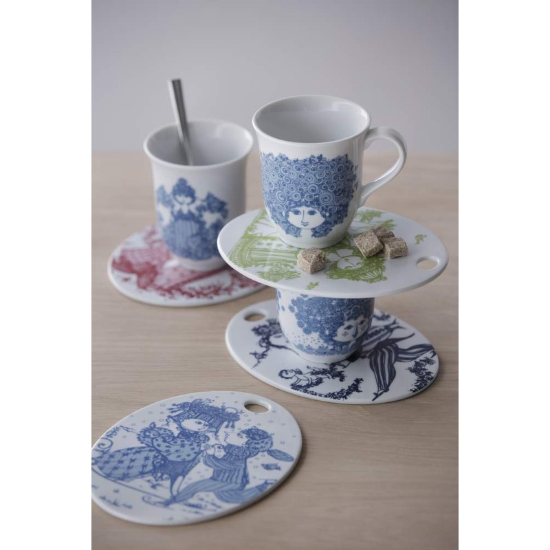 Bjørn Wiinblad - Oval Plates, Serving Dish, Wall Platter, 15x19