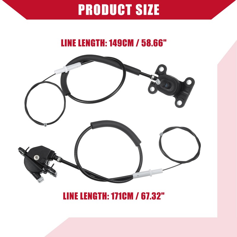 X AUTOHAUX NO.72010-SHJ-A21 Right Power Sliding Door Cable for Honda