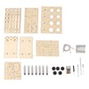 Wooden Hydraulic Excavator DIY Manual Detachable Educational Stimulation Hydraulic Excavator