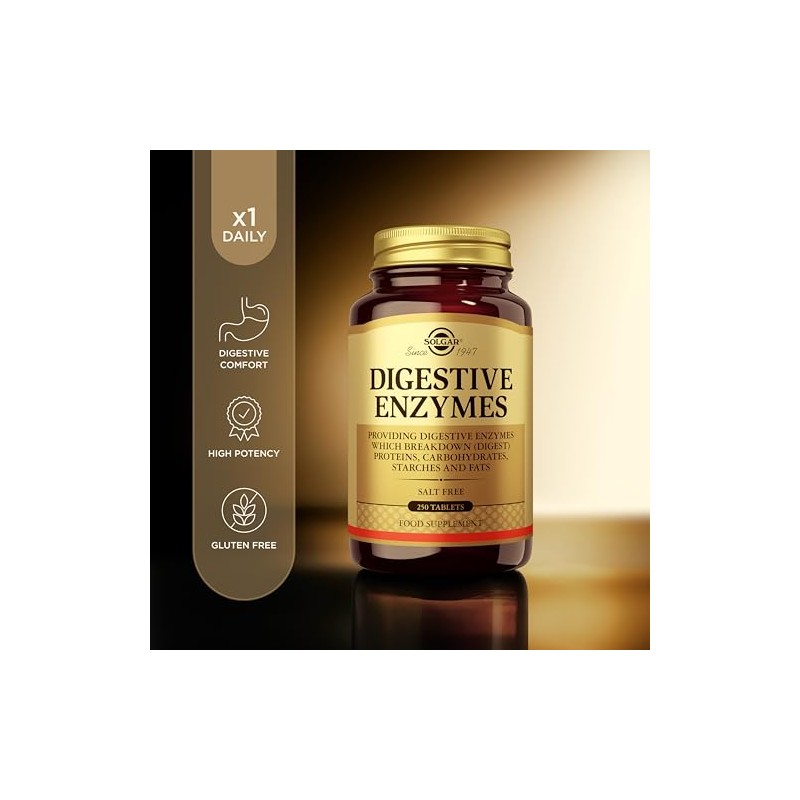 Solgar Digestive Enzymes - 100 Tablets - Pure