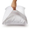 BedLooms White Pillow Cases 2 Pack - 100% Microfiber Envelope