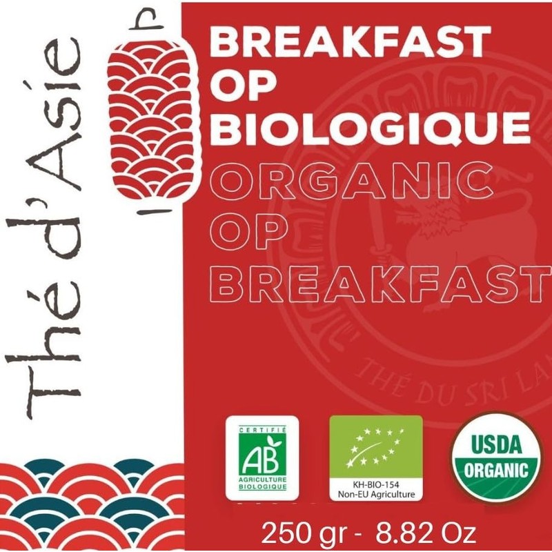 Khla - Organic Breakfast OP Tea 400g- Organic Morning Black