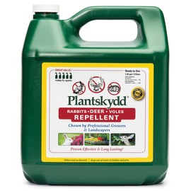 Plantskydd Animal Repellent - Repels Deer, Rabbits, Elk, Moose, Hares, Voles, Squirrels, Chipmunks and Other Herbivores; Ready to Use Liquid - 1.3 Gallon Jug (PS-5L)