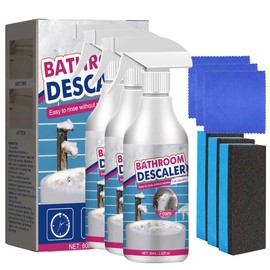 Generic Bathroom Descaler Stubborn Stains Cleaner, Luckydogs Multipurpose Bathroom Foam Cleaner, Bathroom Descaler Cleaner, All-Purpose Bathroom Descaler Foam Spray (3 Bottle-2.02 oz)