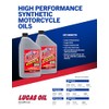 Lucas Oil 10716 High Performance Synthetic Motorcycle Oil SAE 10W-50-1