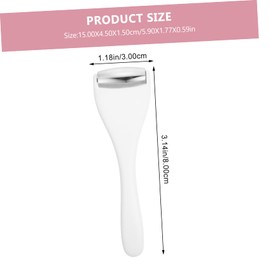 Healeved 2pcs Facial Set Portable Eye Roller and Jade Tools for Skin Care Reduces Puffiness and Wrinkles Absorption of Beauty Products for Skin Types