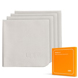 UPPERCASE Designs GhostBlanket Microfiber Cleaning Cloth for Glasses, Tablet, Laptop Screens, Phone Screens, Camera Lenses (4 Pack)