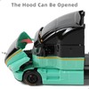 Risopen Semi Truck Toy, 1/64 Scale Alloy Metal Diecast Heavy