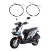 BIKER BOOST 2pz Chicote Freno Trasero Para Ws Sport 175