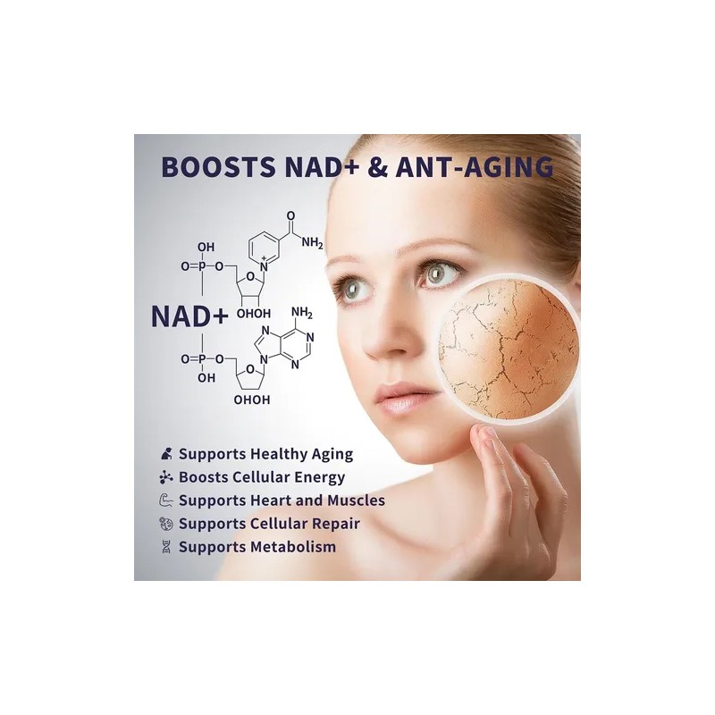 Suplemento Líquido Nad 500mg Para Mujer 60ml Hecho En Usa