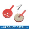 A ABSOPRO Resin Bicycle Cycle Disc Bike Brake Pads with