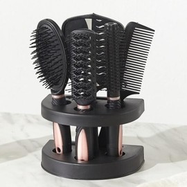 Hair brush comb set of 7 - 7 types of brushes - red / 헤어 브러시 빗 7종 세트 - 브러쉬7종-레드