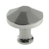 Belwith Keeler Facette 1 3/8" Hexagon Solid Brass Cabinet Knob