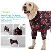 LovinPet Pet Pajamas for Large Dogs - Floral Navy and