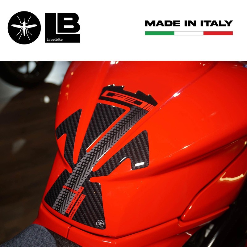 labelbike - 3D Resin Sticker Tank Pad Protector Compatible with