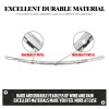 HDBUBALUS Chrome Fairing Windshield Windscreen Trim For Harley Electra Street