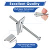 28Pcs Heavy Duty Drywall Anchors, Toggle Bolts and Wing Nut