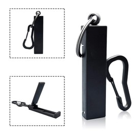 Bag Hanger, Table Hook, Back Hanger, Bag Hook, Load Capacity, High Strength Type, Bag Hook, Smartphone Stand, Multi-functional Key Holder, Foldable, Hook, Desk, Table, Bag Storage, Present (Matte