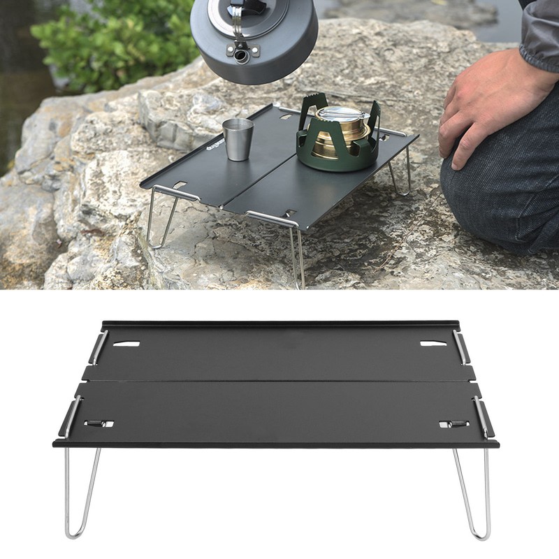 Folding Camping Table Outdoor Portable Aluminum Alloy Ultra Light Mini