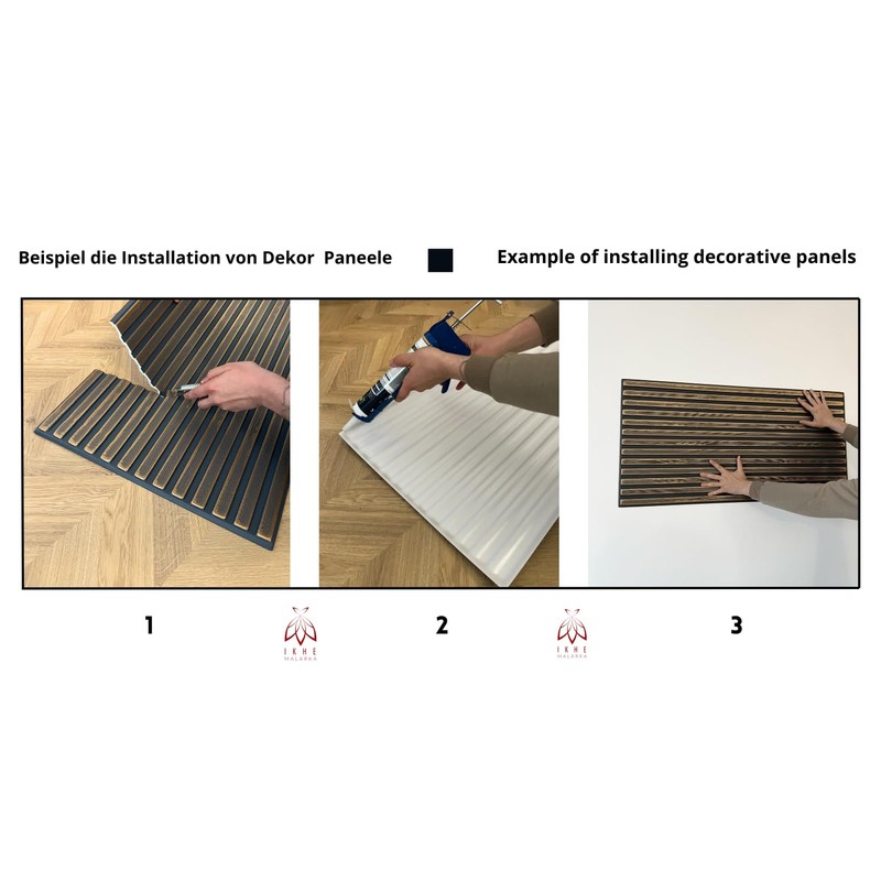 Slats, 3D Panels, Wall Panels Made of XPS Polystyrene Styrofoam,