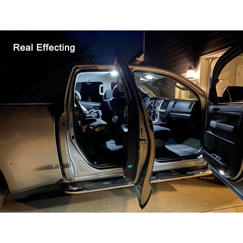 Xpismii 18 Piece 6000K White Tundra LED Interior Light Kit