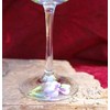 Hand Painted Wine Glasses - Orchids Purple (Set of 2)