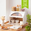 BMOSU Bamboo Bread Box for Kitchen Bread Storage And Organizer