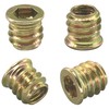 60 PCS Threaded Insert Nuts,Hex Socket Screw-in Nuts for Wooden