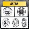 DewFlew 4Pcs Wheel Center Cap for 2001-02 Sequoia 2001-04 Tacoma