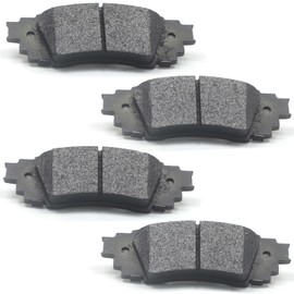 GuuYebe 4 PCS Rear Brake Pads Kit, For Toyota 2019-2021 RAV4 C-HR CHR Venza, For Lexus 2019-2022 ES250 UX200 UX250h,Replace For D1879 1879 ZD1879 Z231879