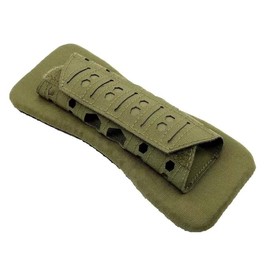 Comfortable Shoulder Support Mesh Shoulder Pad Breathable Cushion Non-Slip Outdoor Long Working (Olive Drab)