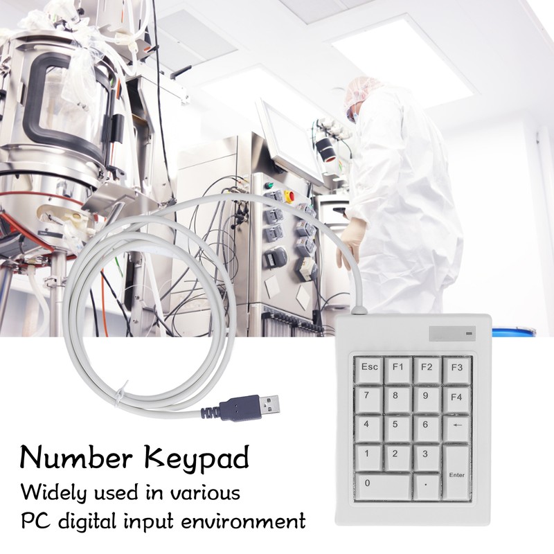 18 Key Numeric Keypad Mechanical Linear Switche Linear Switche Splashproof
