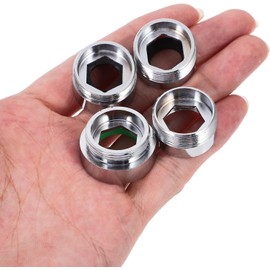 Juego de Adaptadores de Grifo de Metal y Acero Inoxidable para Filtro Purificador de Agua, Conexión Fácil y Prevención de Herrumbre, Adecuado para Cocina y Jardín