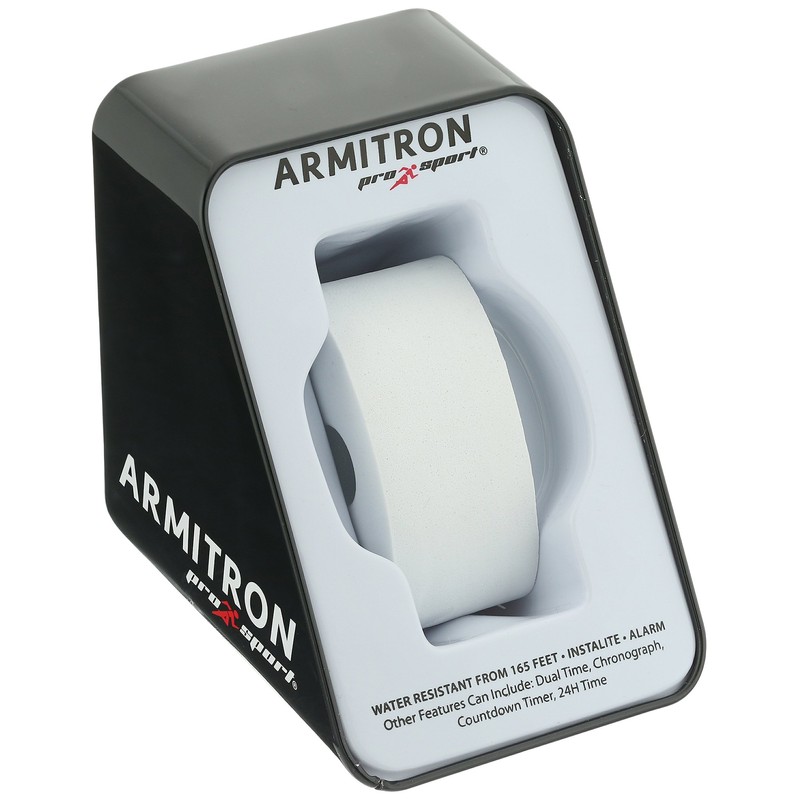 Armitron Sport Women's 45/7086TPR Digital Chronograph Translucent Purple Resin Strap