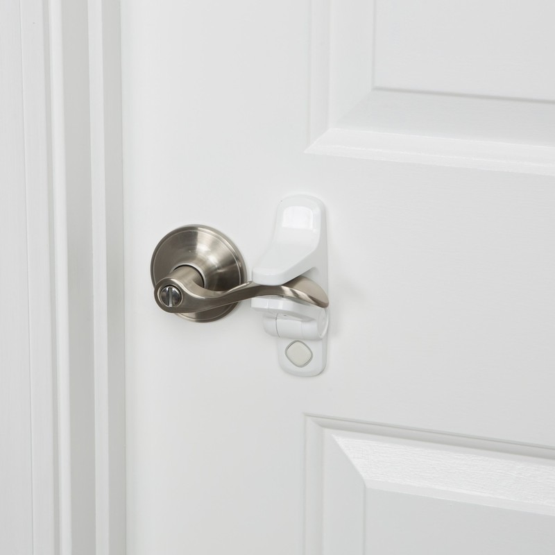 Safety 1st OutSmart Child Proof Door Lever Lock (White), 1