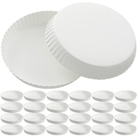 NOLITOY 150pcs Disposable Paper Cup Cover, 3.14 inches Recycled Drinking Lid, White Coffee Cup Cover, Hot Cup Lids for Home Kitchen Cafe Parties Wedding Hotel Bars