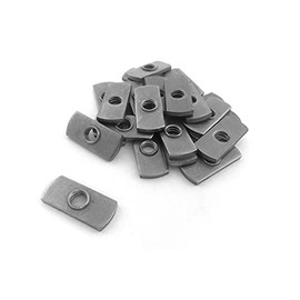 Taytools TTW05928 1/4-20 Centered Hole Sliding T-Nuts for T Track Extrusions 25 Pack