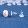 Clear Silicone Earring Backs, 50 Pack Hypoallergenic Replacement Stoppers for