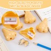 3 Pencil Sharpeners, Nose Shaped Sharpener, Pencil Sharpener for Children,