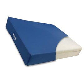 Skil-Care Basic Foam Cushion, 22" W x 18" D x 2" H, Dual Foam Design for Comfort and Support, Low-Shear II Cover for Skin Protection, Lightweight and Easy to Clean, 752016