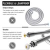 Shower hose, 1.5 m flexible stainless steel shower hose, universal,