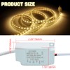 Qimoo 1-3W LED Driver, Constant Current 300mA AC 85-265V Output