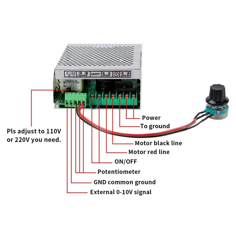 CNC 500W Spindle Motor Kit, 500W 0.5KW Air Cooled Spindle