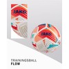 JAKO Flow Training Ball, White/Fluo Red/Navy, 5